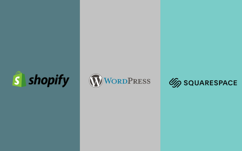 Shopify WordPress Squrespce